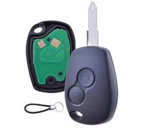 ANGOFIZ Chiave Vergine ID46 433MHz elettronica a programmare 2 pulsanti compatibile con Dacia Duster, Dacia Sandero,Sandero Stepway, Lodgy, Logan, Dokker +Lama Vergine NE73 Telecomando remoto testato