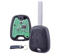 ANGOFIZ Chiave Vergine ID46 elettronica da programmare compatibile con Peugeot 107 207 307 407 807 Citroen C1 C2 C3 C4 C5 Lama VA2 Telecomando remoto testato