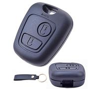 ANGOFIZ Cover chiave telecomando 2 pulsanti senza lama compatibile con Citroen Berlingo Picasso Saxo Xsara Peugeot Partner 406 Modello Lama da inserire senza viti