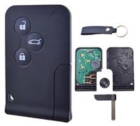 ANGOFIZ Scheda telecomando completa + elettronica da programmare, compatibile con Renault Megane 2 Clio 3 Grand Scenic 2 Koleos Logan 3 pulsanti