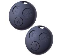 ANGOFIZ Set di 2 custodie per chiave telecomando a 3 pulsanti compatibili con Smart Fortwo 450 MC01 Forfour 451 Roadster City Coupe Cabrio 98-07 Brabus