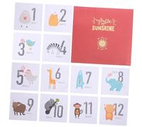 Angoily 1 Adesivi commemorativi delle donne incinte presenti etichette adesive adesivi pietra miliare adesivi shower adesivi per shower decalcomania mensile del bambino