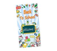 Angoily 1 Pc banner di ritorno a scuola bollettino asse all'aperto torna a materiale scolastico back to school forniture per decorazioni per feste torna a scuola sullo sfondo poliestere