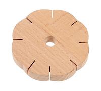 Angoily 1 Pezzo Strumento per Intrecciare Corde Maglieria Scheda per Intrecciare Il Braccialetto Lavorato a Maglia Forniture Tessere Tessitura Io Polso Magliaia a Corda Brown di Legno