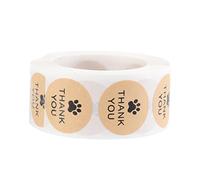 Angoily 1 Rotolo Nastro Adesivo Carta Kraft con Orme Cani per Decorazioni e Confezioni per Album Fotografici e Progetti Te