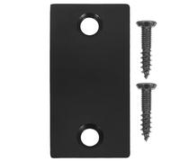 Angoily 1 set di riempimento per serratura a cerniera con viti, piastra di copertura del foro di installazione della parte di rinforzo della serratura, piastra di battuta del fermo porta per i bordi