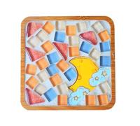 Angoily 1 Set DIY Sottobicchieri Mosaico Materiale Fai da Te per Creazioni Artigianali per Sviluppare La creatività Adulti