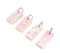 Angoily 1 Set Portatile Con Cartone Note E Schede Memorandum Per Scuola E Ufficio Facile Usare Con Anello Raccordo 4 Pezzi