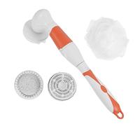 Angoily 1 Set Spazzola Elettrica Spazzola Da Bagno a Manico Lungo Massaggio Spazzola Per La Schiena Manico Lungo Torna Scrubber Abs Spazzola Per La Pulizia Portatile