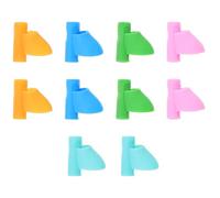 Angoily 10 pezzi Correttori Postura Scrittura in Silicone per Impugnature Ergonomiche per Matite e Penne Aiuto per Tenere la Penna Correttamente Colorate e Pratiche per Allenamento