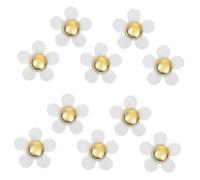 Angoily 10 Pezzi Di Decorazioni Floreali Per Gioielli Forme Colorate Con Fiori Accessori Floreali Realistici Piccoli Accessori Che Ciondoli Floreali Naturali Semplici E