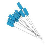 Angoily 10 Pezzi Floss Needle Threaders con Gancio in Ago Infilatore Manuale Resistente per Cucito Mano Ricamo Croce e Strumento Pratico per Aghi Occhio Piccolo