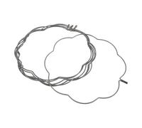 Angoily 10 Pezzi Metal Hand Fan Frame Petal Shape DIY Structure for Wedding Performance Lightweight Iron Frame Compatible with Silk And Soft Materials