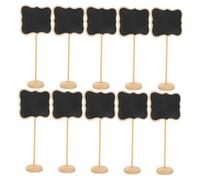 Angoily 10 pezzi Mini Lavagnette in con Supporto Rimovibile Segnaposto per Tavolo Matrimonio Etichette Lavagna Piccole per Messaggi e Buffet Decorazioni Casa e Eventi