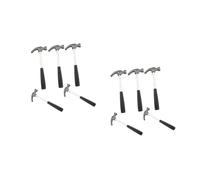 Angoily 10 Pezzi Mini Martello con Testa in per Chiodi per Falegnameria e da Te in Plastica Antiscivolo Strumento Compatto e e Lavori Professionali