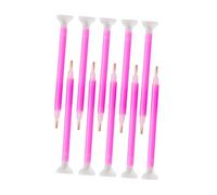 Angoily 10 Pezzi Penne per Pittura con Perline Doppia Punta Accessorio per Ricamo Croce con Ventosa per Perline Strumenti per Fai da Te e Decorazioni Nail Art e Cellulari