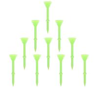 Angoily 10 Pezzi Tee da Golf in ABS Colore Verde Chiaro, Facile da Riporre e Sostituibile, Accessorio per Allenamento e Gioco su Campo da Golf