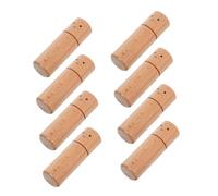 Angoily 10 Pezzi Wooden Peg People Small Natural Wood Dolls For DIY Painting Crafting Unpainted Solid Wood Figurines For Educational Play And Home Decoration