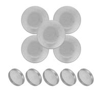 Angoily 10 Tappi per Pali di Recinzione Rotondi in Ferro da 32 Mm, Copertura Terminale Resistente alle Intemperie per Ringhiere da Esterno, Tappo Decorativo per Corrimano di Balconi,