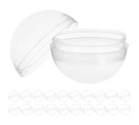 Angoily 100 Capsule Per Distributori Automatici Di Gomme Da Masticare Capsule Rotonde Trasparenti Per Compleanno Contenitori Per Macchinette Di Gomme Da Masticare Piccoli Contenitori