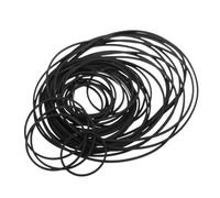 Angoily 100 Cinghie in Gomma Quadrate per Registratore a Cassette da 40-135 MM, Kit Riparazione per Lettori Dvd CD Vcr, Sostituzione Cinghie per Manutenzione Dispositivi Audio