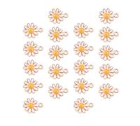 Angoily 100 pezzi Ciondoli in Lega Forma di Girasole Pendenti per Gioielli Fai da Te Accessori Decorativi Resistenti per Portachiavi e Bomboniere Festa