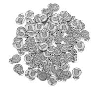 Angoily 100 pezzi Ciondoli Metallo Stile Cinese Vintage Accessori Cinque Elementi per Collane e Bracciali Pendenti Resistenti e Misti per Creazione Gioielli