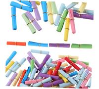 Angoily 100 pezzi Mini Paper Scrolls Colorati con Anello per Bottiglie dei Desideri Carta Pergamena Vuota per Messaggi Note e Poesie Decorazioni Creative per Messaggi e