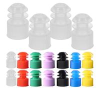 Angoily 100 Pezzi Tappo in Plastica da 12mm per Provette e Bottiglie, Tappi Sigillanti Buona Elasticità per Uso in Ricerca Scientifica e Medicina Colore Casuale