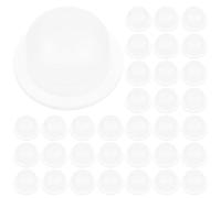 Angoily 100 Tappi per Bottiglie di Olio Essenziale senza Foro Tappo Interno Filettato Trasparente Chiusura Ermetica Riutilizzabile per Aromaterapia in Casa Ufficio e Centro Benessere