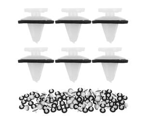 Angoily 100pezzi Clip di Plastica per Pannelli Auto Fissaggi Rapidi per Interni e Rivestimenti Clips di Ricambio per Porte Veicoli Cheetah Installazione senza Attrezzi Resistenza