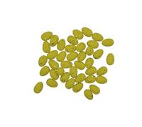 Angoily 100pezzi Uova per Piccione Viaggiatore Decorazioni Creative e Divertenti o Negozio Materiale Superficie Liscia Forma e Colore Simili al Piccione Giallo