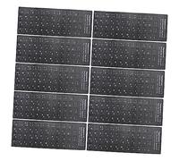 Angoily 10pezzi Adesivi Tastiera Lingua Straniera Per Layout Pc Copertura Tastiera Adatta Per Tastiere Standard e Apprendimento Linguistico