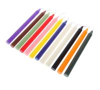 Angoily 12 Pezzi Candele Affusolate Colore Casuale Colorate in Paraffina Non Profumate per Decorazioni Semplici e Cerimonie come Matrimoni e Feste