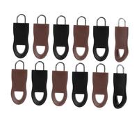 Angoily 12 Pezzi Tiralampo per Cerniera in e Gomma Accessori Ricambio per Zipper Cappotti Borse e Valigie Facile Installazione e Durabilità