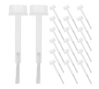 Angoily 150 pezzi di pennelli per unghie monouso - Kit di pennelli per smalto per nail art con manico - Punta di ricambio morbida per immersione in per salone di bellezza domestico