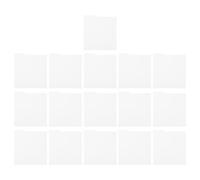 Angoily 16 Pezzi Divisori per Vinili in PVC Bianco Linguette Indice | Profilo Sottile e Flessibile, per Scaffali di Dischi, Biblioteche e Archivi, Organizzazione Ordinata