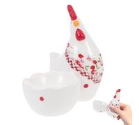 Angoily 1pezzi Cup Ceramic Adorable Breakfast Accessory for Eggs Lovely Floral for Kitchen Decor and Dining Table