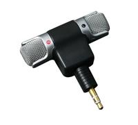 Angoily 1pezzi Microfono Mini Stereo Jack Pc Laptop Notebook Leggero Meccanismo Di Inclinazione Per Registrazione Stereo Senza Batteria