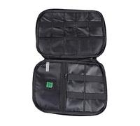 Angoily 1pezzi Organizer Portatile per Cavi Dati Custodia per Auricolari Borsa per Caricabatterie Organizzatore Multifunzione per Viaggi all Aperto Nero