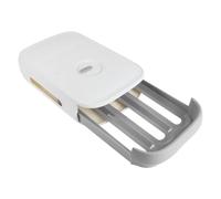 Angoily 1pezzi Portauova Frigorifero Organizer Per Uova Con Design Cassetto Contenitore Impilabile Per Frigorifero Scatola Per Uova Con Segnali Di Freschezza