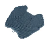 Angoily 1pezzi Tappetino Massaggiante Silicone Per Pulizia Dei Piedi Scrubber Antiscivolo Con Massaggio Design Ergonomico Per e Benessere Dei Piedi