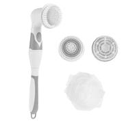 Angoily 1set Spazzola Elettrica Da Bagno Con Manico Lungo Pennello Massaggiante Per Pulizia Schiena e Corpo Rimuove Le Cellule Morte e Rinfresca La Senza Batteria