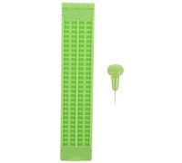 Angoily 1set Tavoletta Braille e Punteruolo Per Scrittura Per Non Vedenti e Colonne Materiale Plastico Leggero e Resistente Per Apprendimento e Scrittura Braille All Aperto