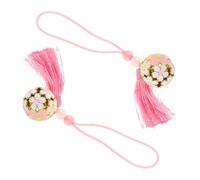 Angoily 2 Pezzi Ciondoli Portafortuna Giapponesi Omamori Kinkakuji in Stile Sakura, Piccoli Talismani Decorativi Da Appendere Per Borsa, Ornamenti Portafortuna Per La Casa e L'auto