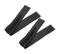 Angoily 2 Pezzi Custodia Nera per Stecca 1/2 in PU Portatile da Biliardo | Maniglia, per Viaggio e Attività All'aperto, Design Leggero, Protezione Migliorata