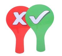 Angoily 2 Pezzi Di Mano Che Tiene Un Cartello Segnali Manuali In Classe Palette Per Aste Palette Per Voto In Classe Palette Di Plastica Per Sì E No