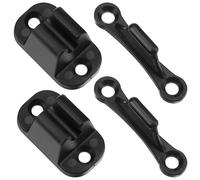 Angoily 2 Pezzi Fermaporta Magnetico per Porta Esterno Camper in Nylon Nero Leggero e Portatile, Accessorio per Campervan e Barche, Supporto Robusto per Chiusura Sicura