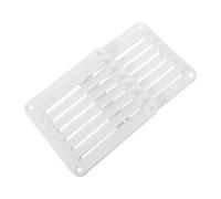 Angoily 2 Pezzi Griglia di Ventilazione Quadrata Alta Efficienza e Resistenza ai Danni in Nylon Bianco per Camper e Barche per Interni di Camper e Cabine di Barca