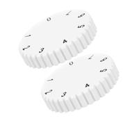 Angoily 2 Pezzi Manopola di Ricambio per Termostato Frigorifero in Plastico Controllo Temperatura Preciso e Impugnatura Confortevole per Freezer